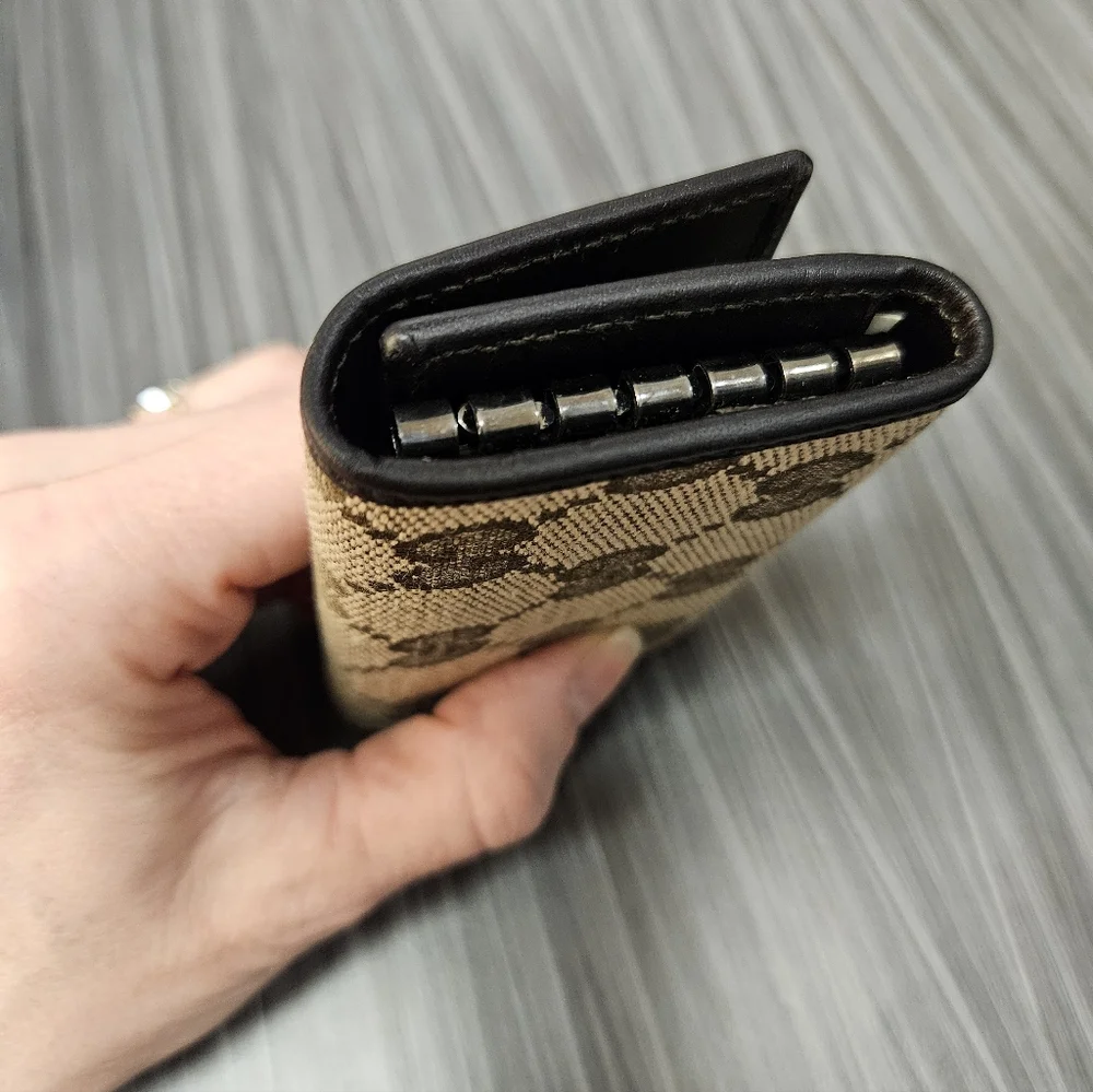NIB Vintage Gucci Original GG Key Wallet In Beige - Picture 6 of 16